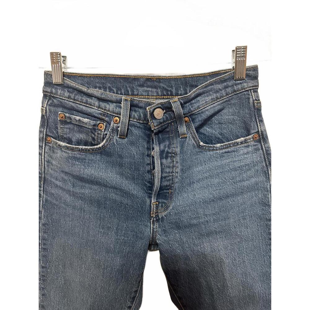 Levi's 501 Skinny Women's High Rise Straight Leg Jeans - Picture 6 of 7